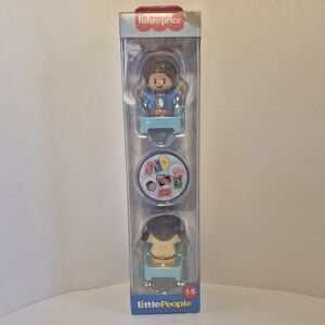 Fisher Price Little People Set Girl Boy Uno Table Card Game HHR45